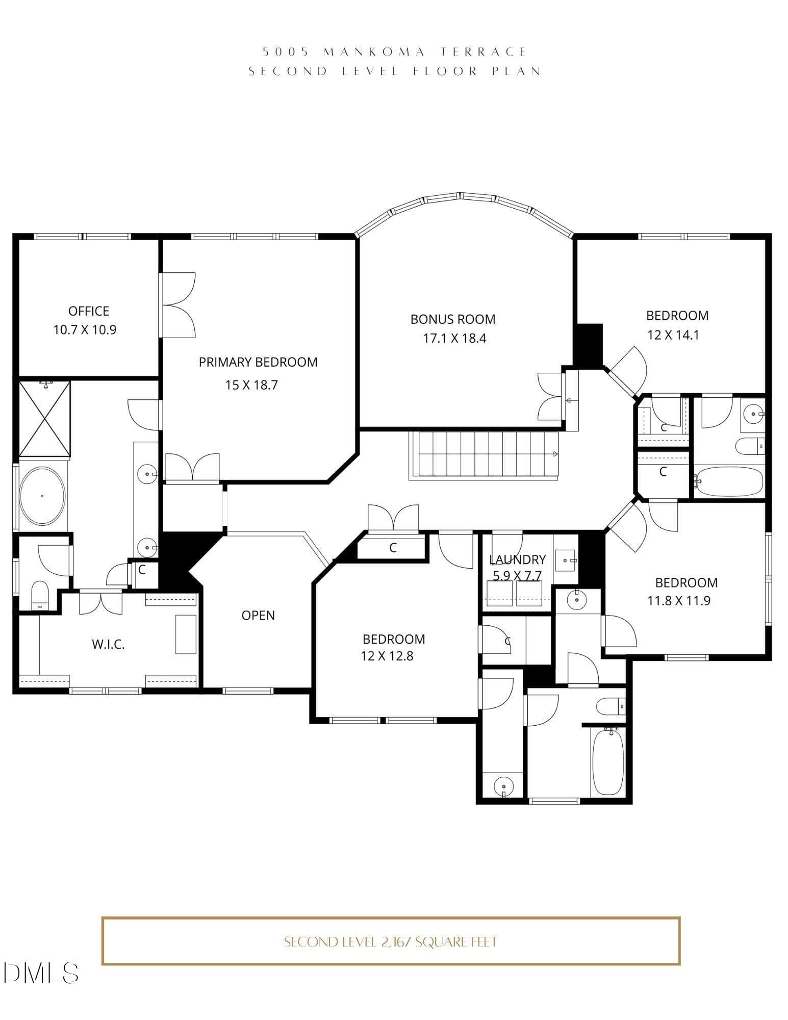 Floor plan - 2 - 5005 Mankoma Terrace, Raleigh, NC 27612, Raleigh