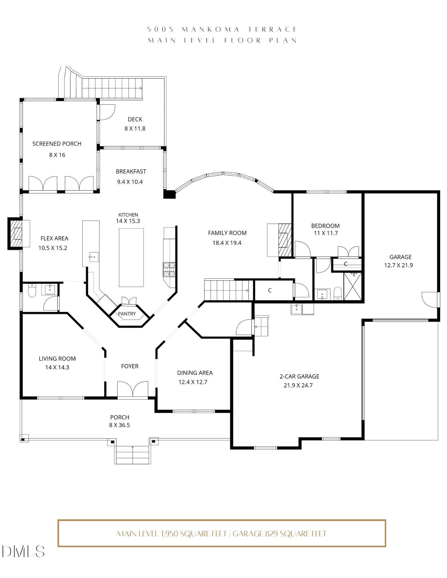 Floor plan - 1 - 5005 Mankoma Terrace, Raleigh, NC 27612, Raleigh