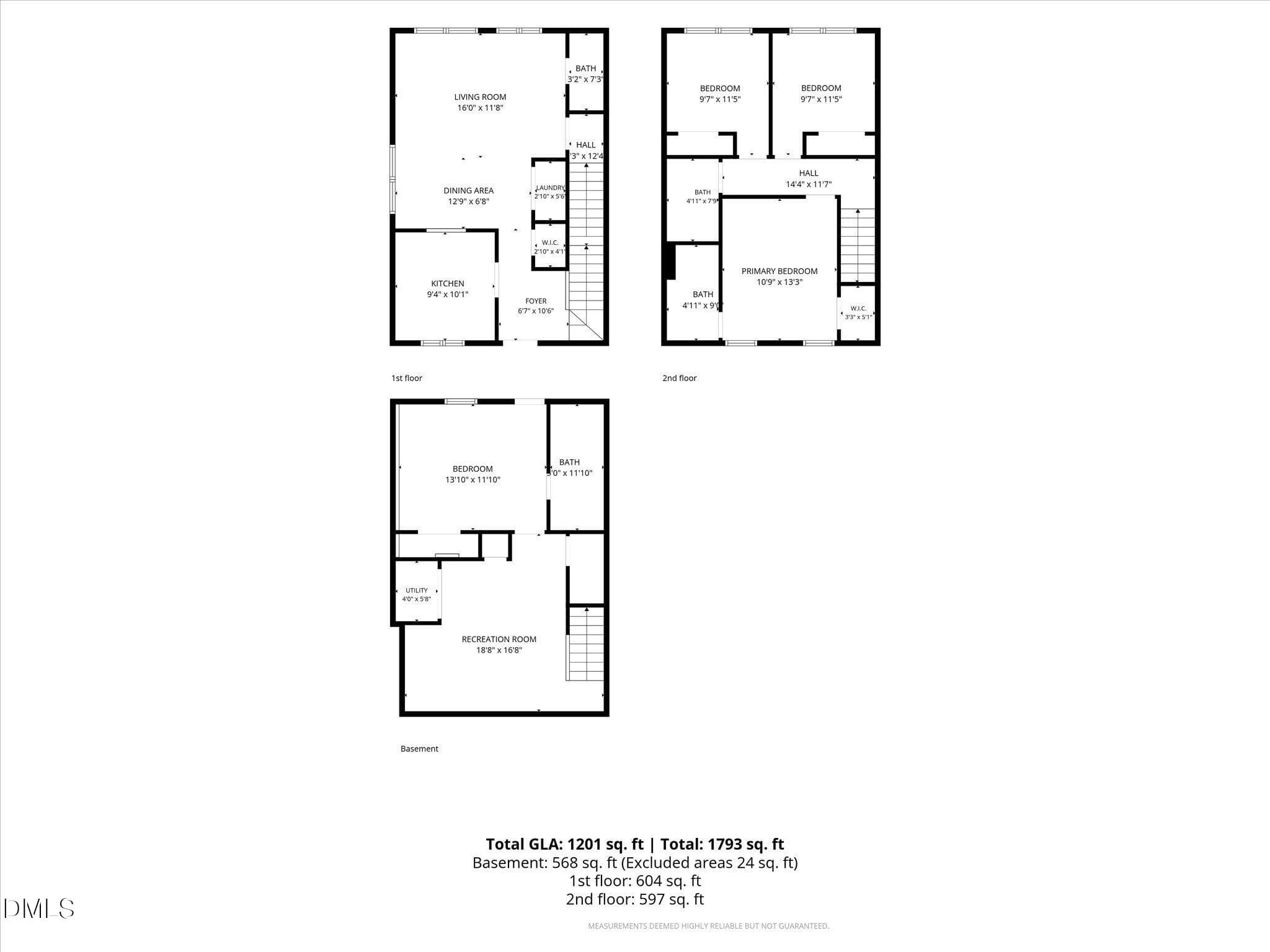 Floor Plan - 320 Kilarney Drive, Durham, NC 27703, Durham