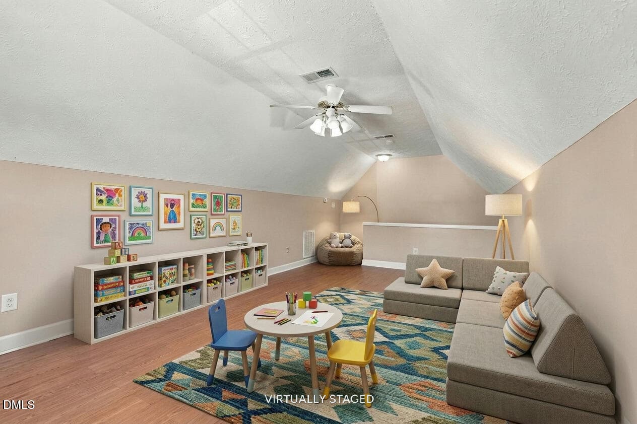virtual staged bonus room into playroom - 729 Dalmore Drive, Fayetteville, NC 28311, Fayetteville