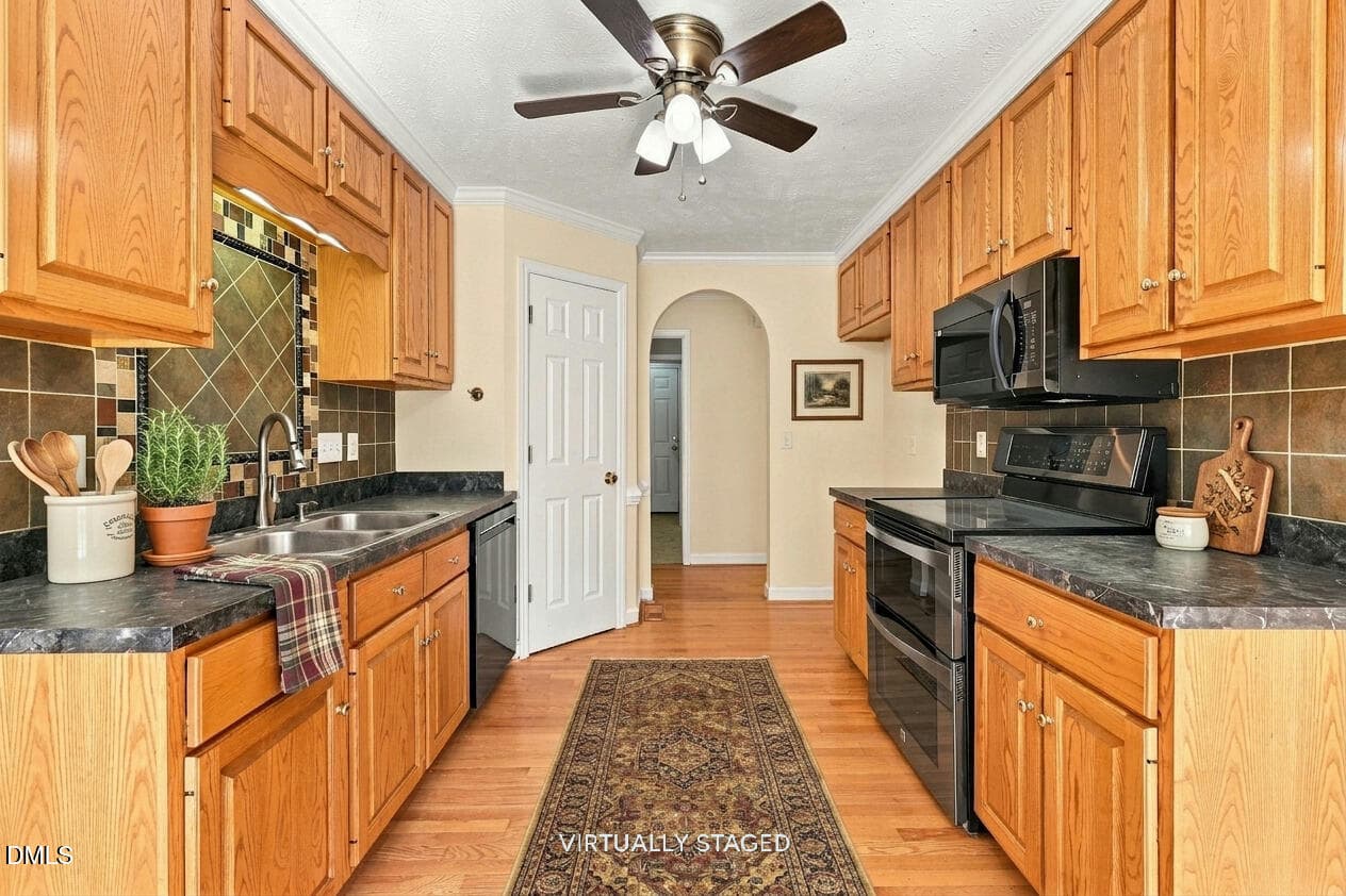 Virtually Staged Kitchen - 729 Dalmore Drive, Fayetteville, NC 28311, Fayetteville