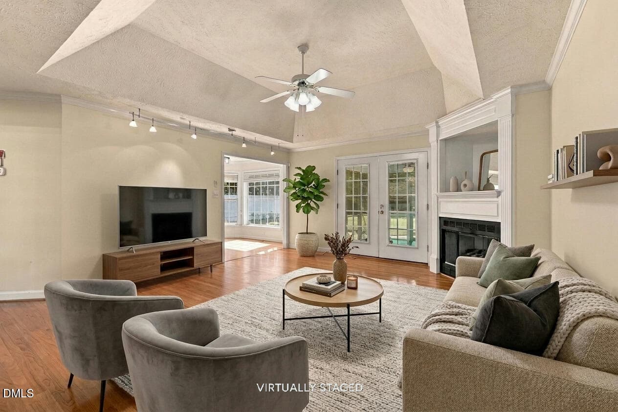 Virtually Staged Living Room - 729 Dalmore Drive, Fayetteville, NC 28311, Fayetteville