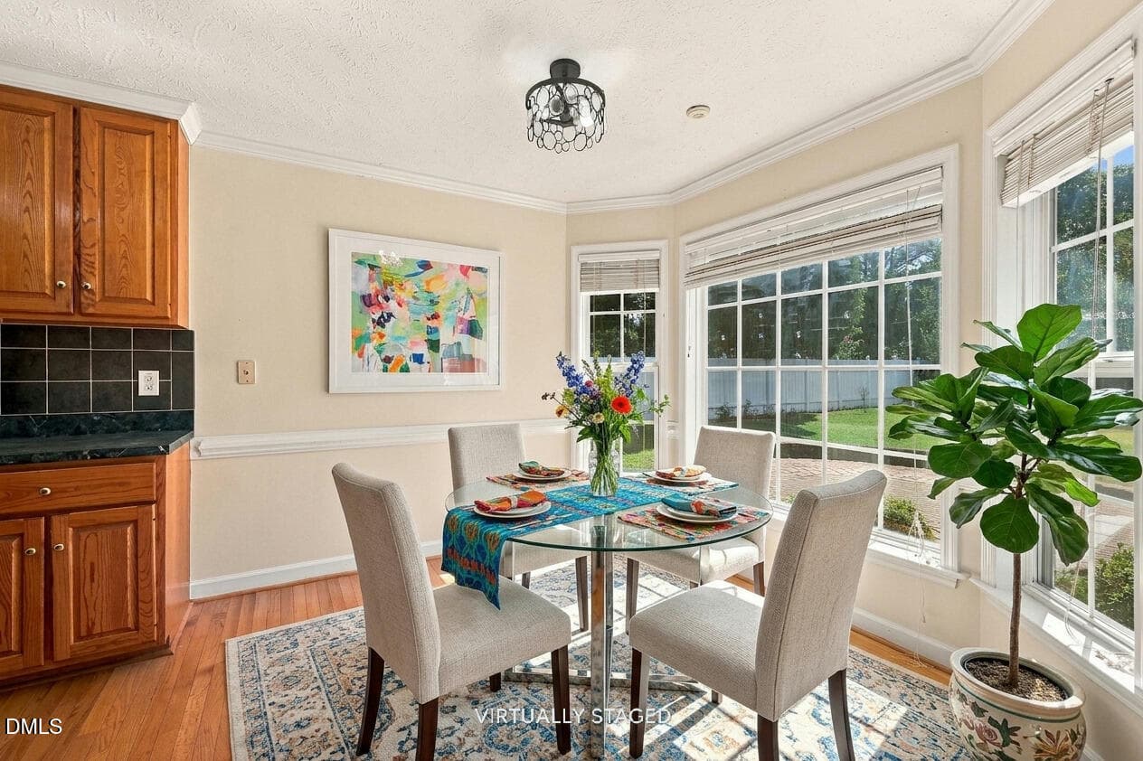 Virtual Staging - Breakfast Nook - 729 Dalmore Drive, Fayetteville, NC 28311, Fayetteville
