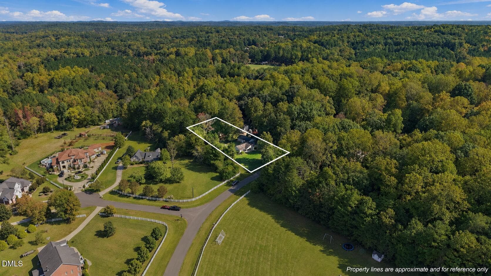 Hillsborough NC Home — Aerial with App - 2526 Hardwood Lane, Hillsborough, NC 27278, Hillsborough