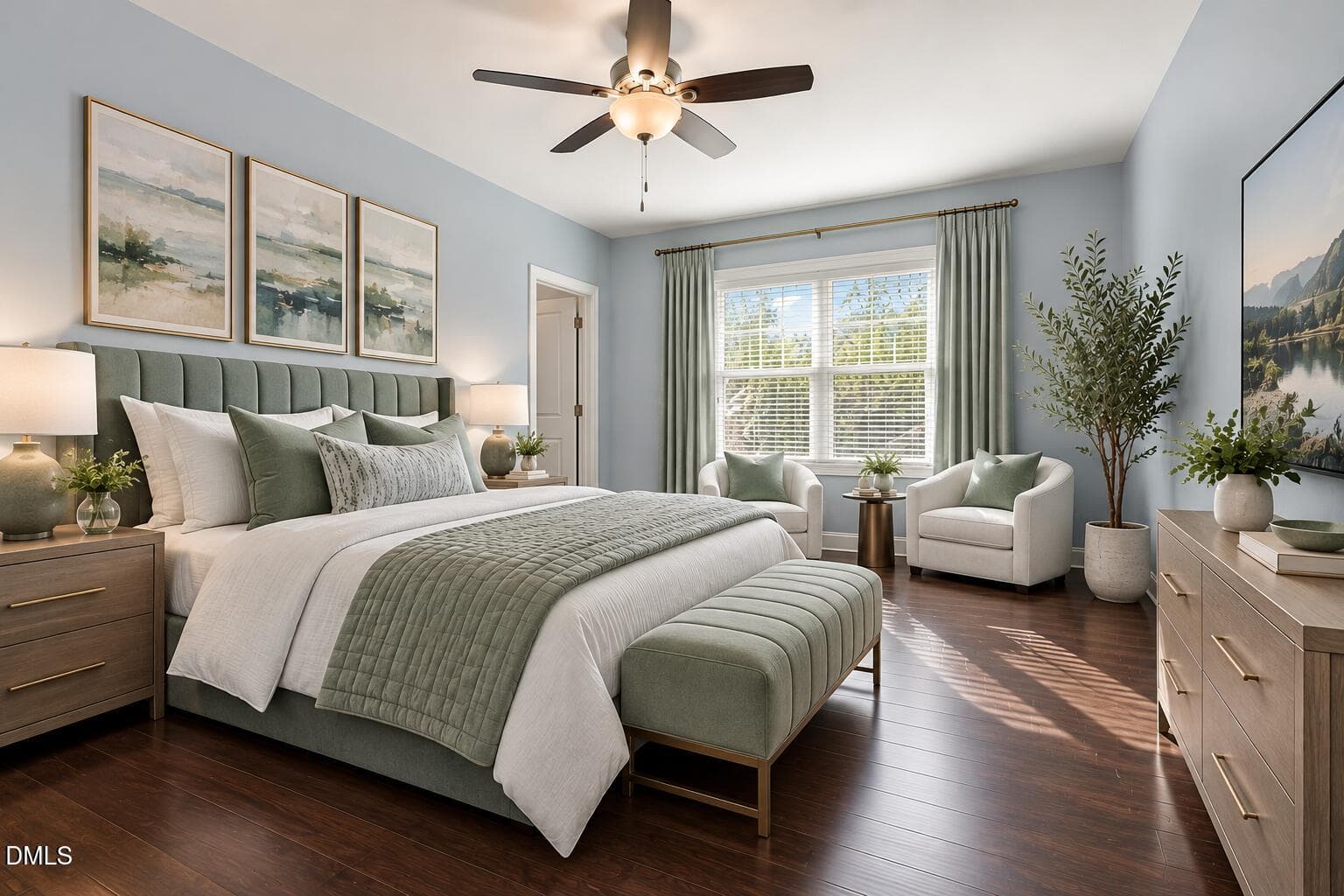 Serene Sage Bedroom Retreat - 5000 Darcy Woods Lane, Fuquay Varina, NC 27526, Fuquay Varina