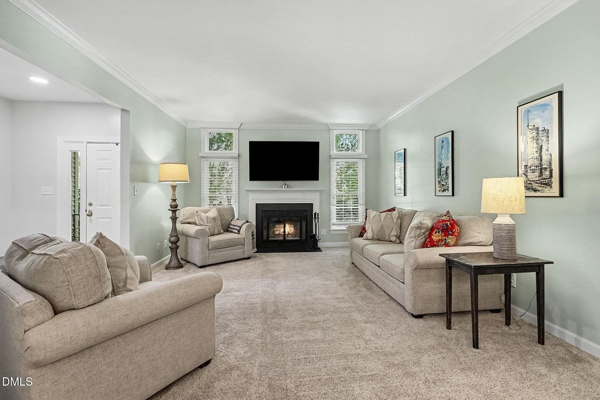 LIVING ROOM - 308 Baneberry Close, Pittsboro, NC 27312, Pittsboro