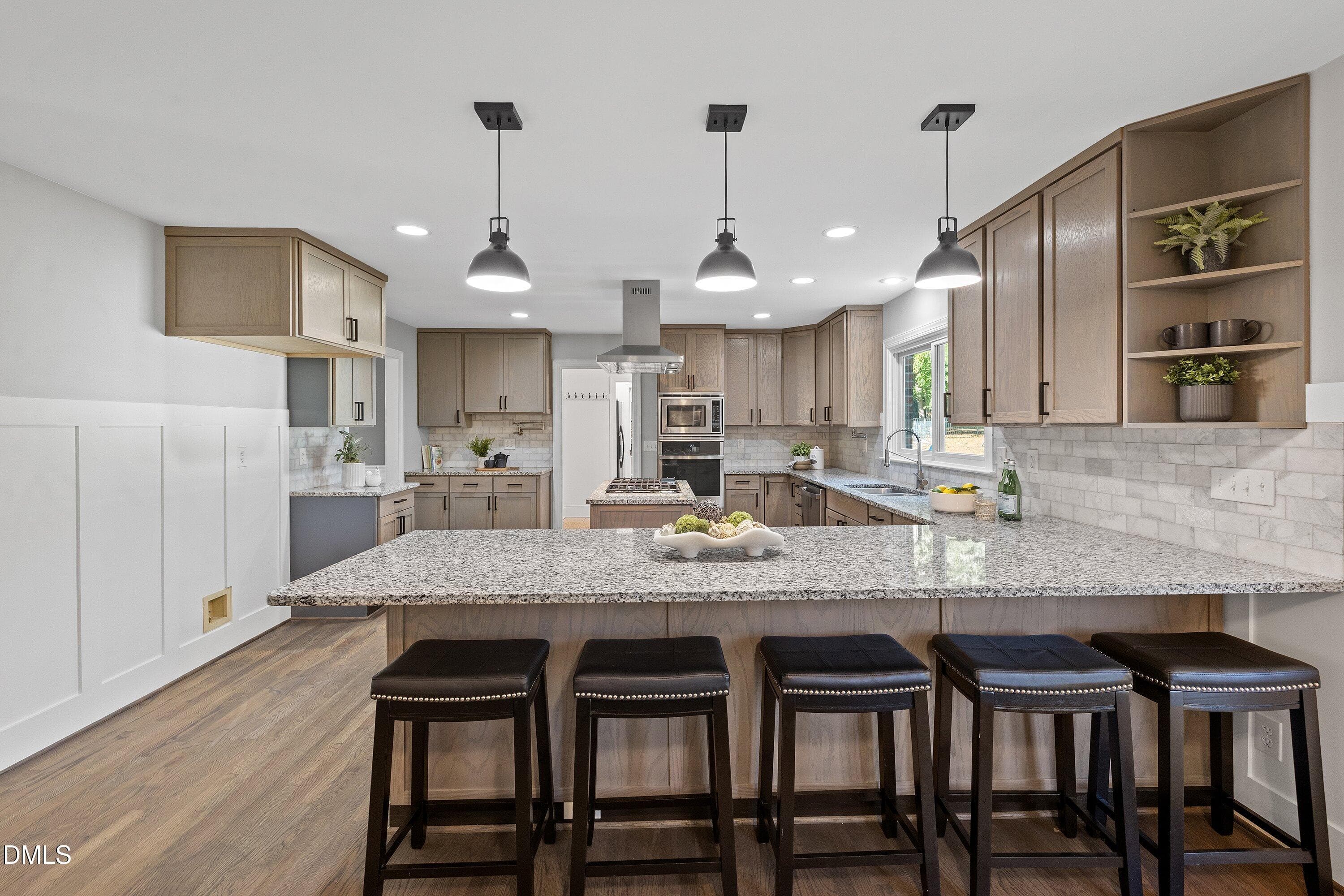 13 Kitchen - Breakfast Bar - 5413 W Oaks Drive, Fuquay Varina, NC 27526, Fuquay Varina