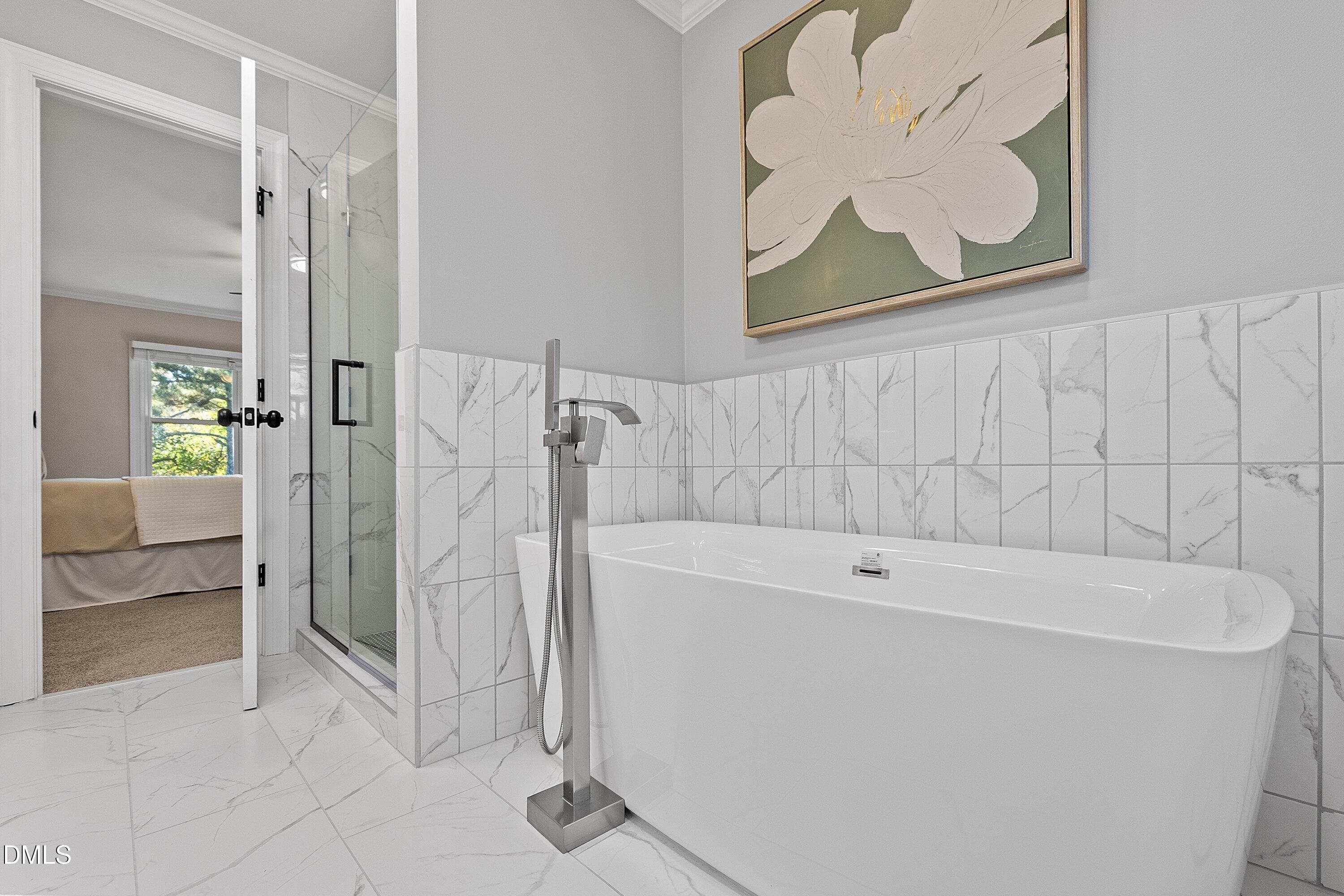 33 Primary Bath - Freestanding Tub and S - 5413 W Oaks Drive, Fuquay Varina, NC 27526, Fuquay Varina