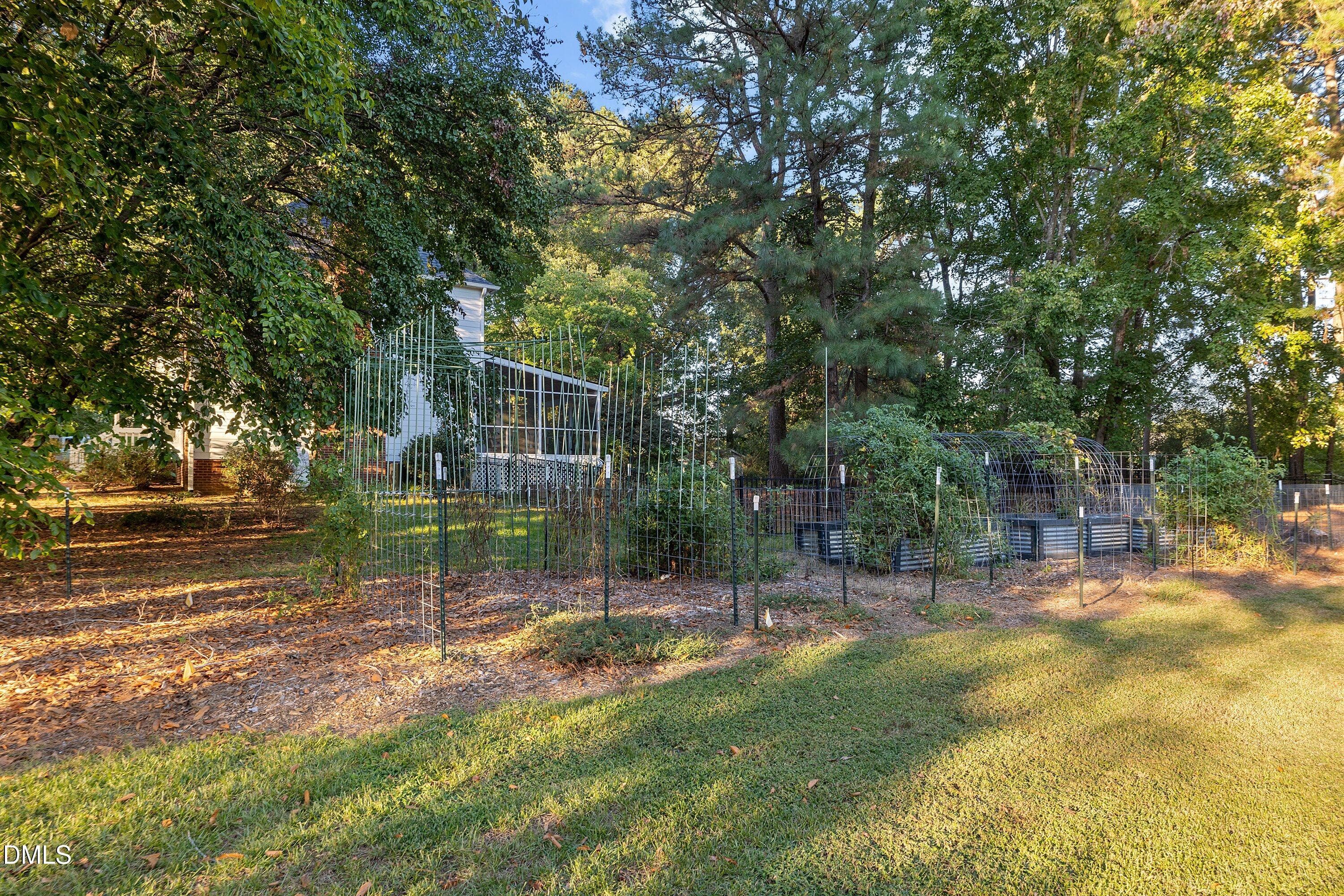64 Garden Area - Fenced Garden - 5413 W Oaks Drive, Fuquay Varina, NC 27526, Fuquay Varina