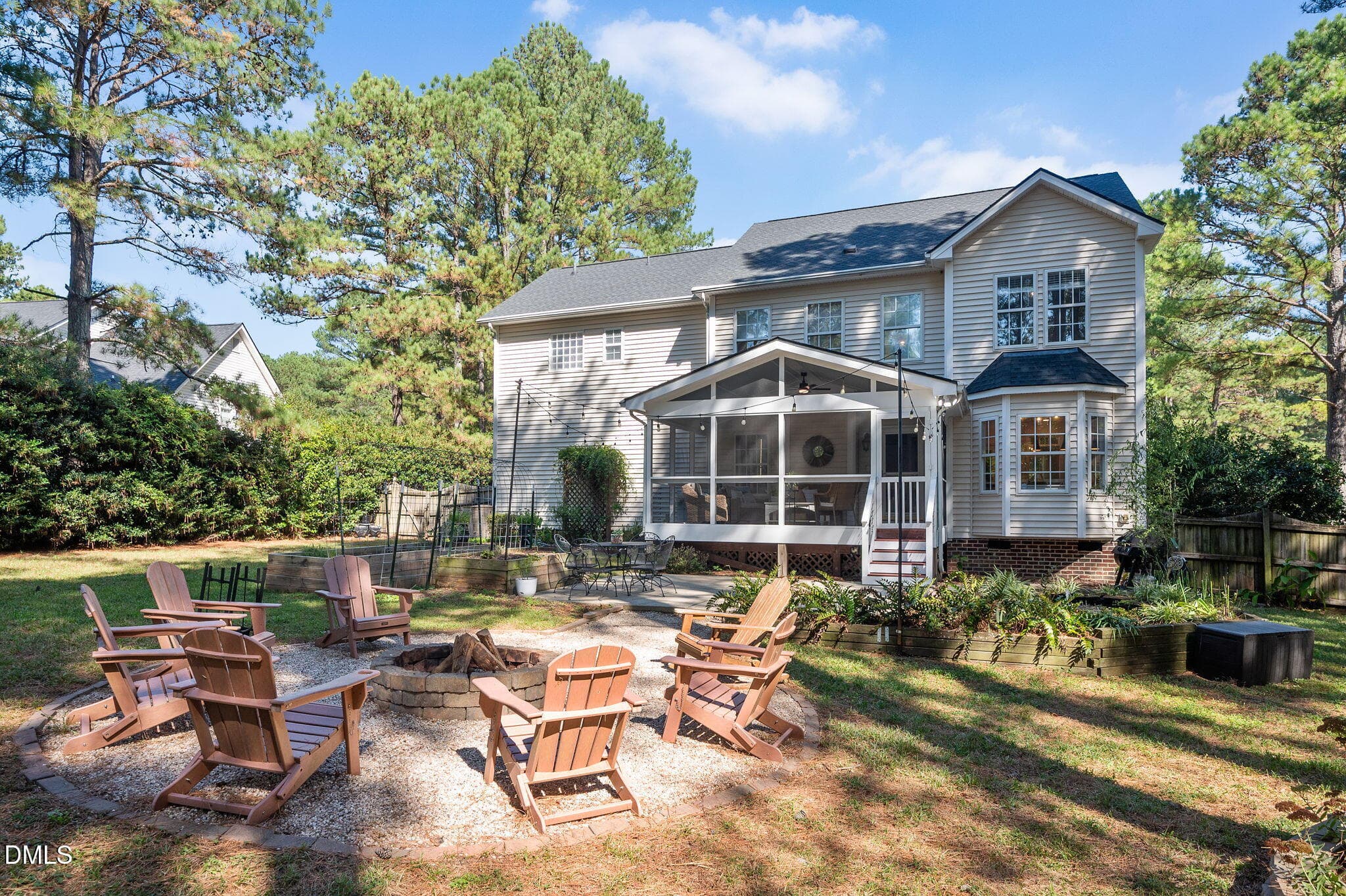 Firepit Area - 1813 Foxbrook Drive, Raleigh, NC 27603, Raleigh