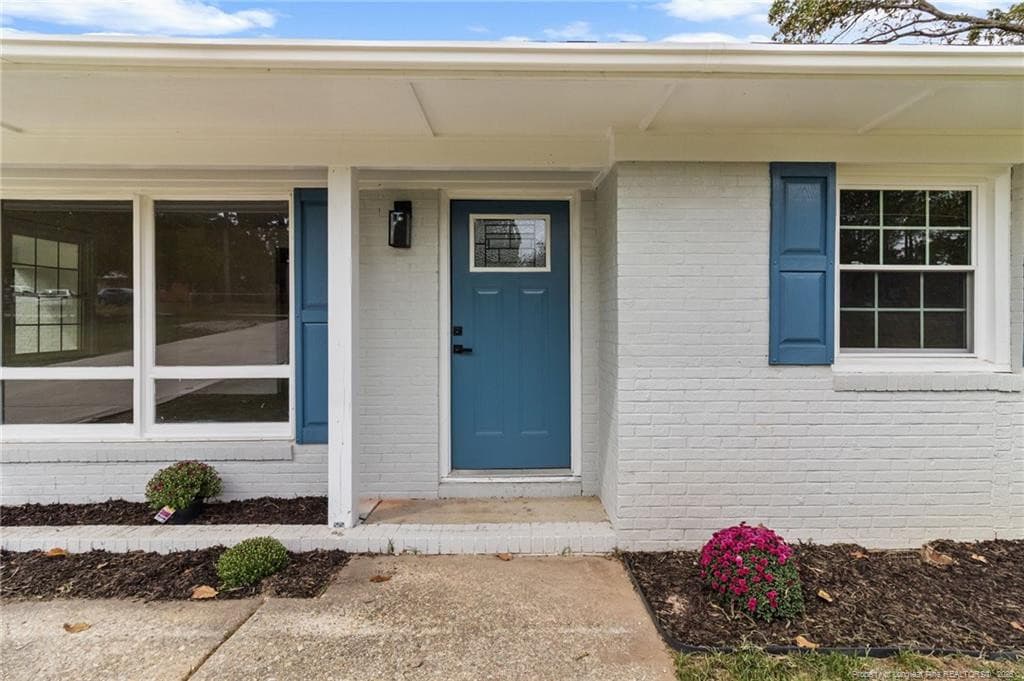 Front of house- close up - 7556 DECATUR Drive, Fayetteville, NC 28303, Fayetteville