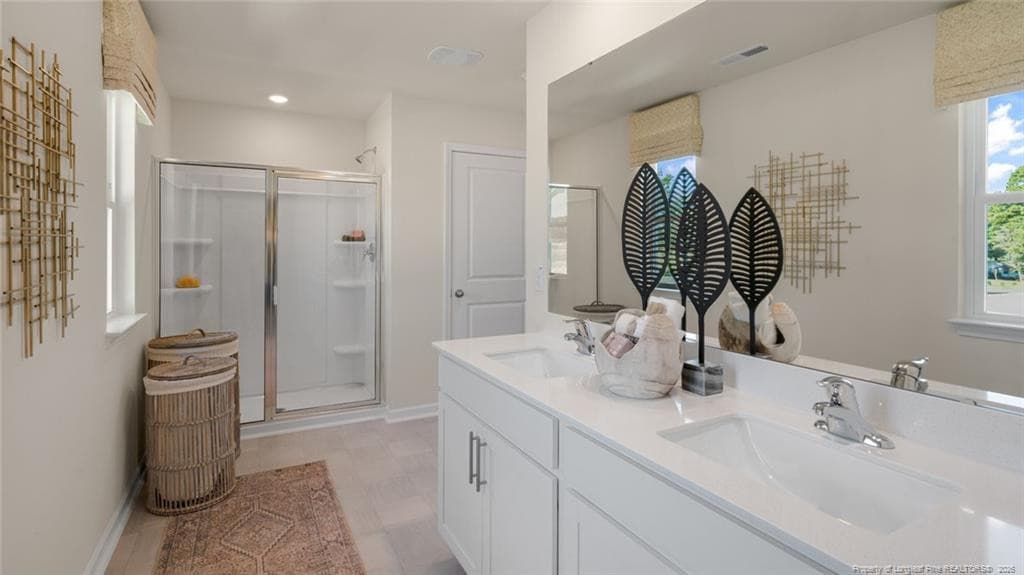 PRIMARY SUITE BATHROOM - 229 Rashford Way, Raeford, NC 28376, Raeford