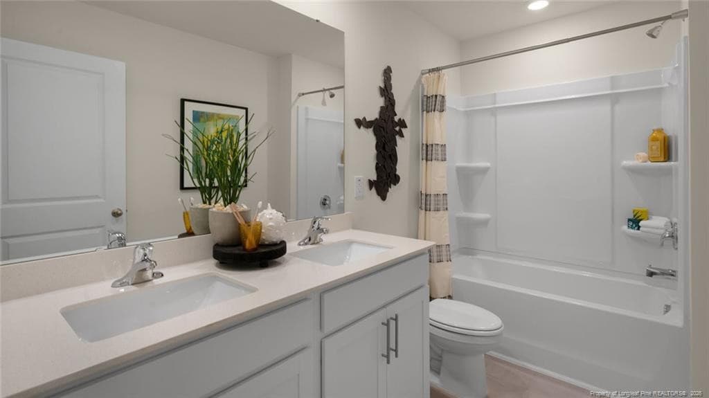 HALLWAY BATHROOM - 229 Rashford Way, Raeford, NC 28376, Raeford