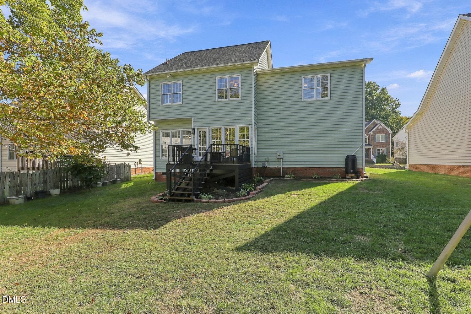 057-017-Back of Home-1500x1000 - 9004 Erinsbrook Drive, Raleigh, NC 27617, Raleigh