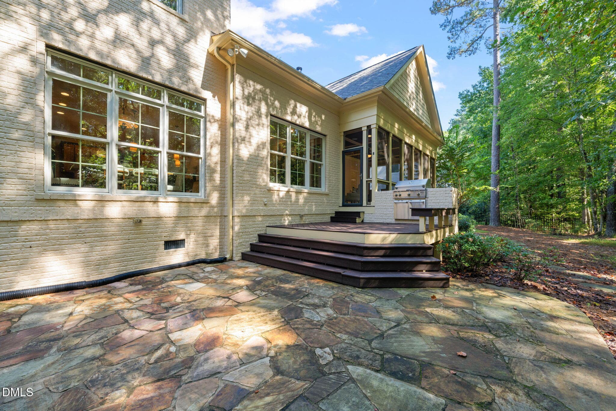 Rear Patio - 210 Crimson Oak Drive, Durham, NC 27713, Durham