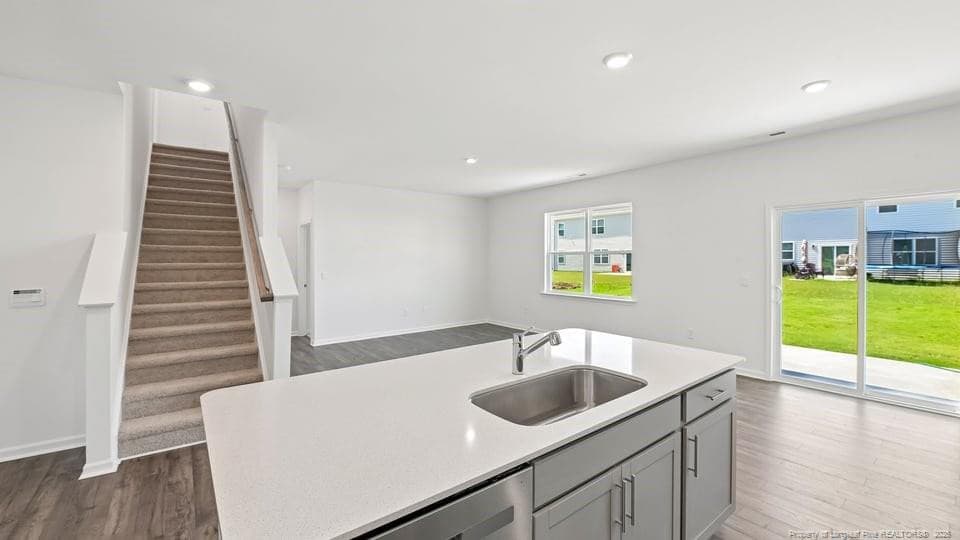 KITCHEN AND STAIRWELL - 241 Rashford Way, Raeford, NC 28376, Raeford