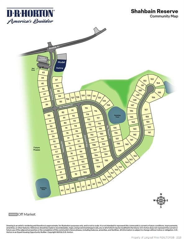 SHAHBAIN RESERVE COMMUNITY SITE MAP - 241 Rashford Way, Raeford, NC 28376, Raeford