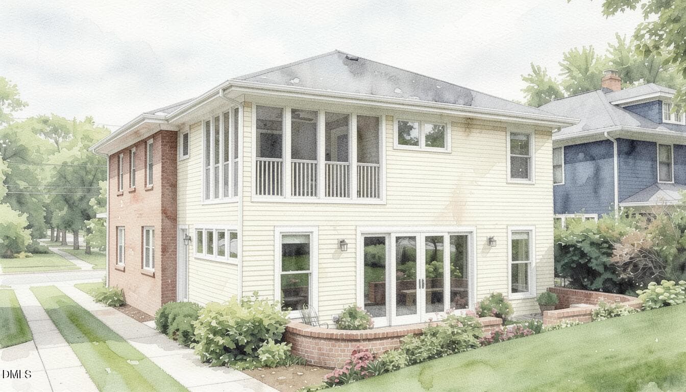 Back Rendering - 404 Kinsey Street, Raleigh, NC 27603, Raleigh