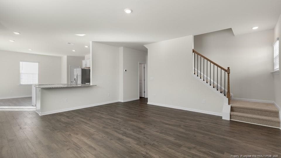 LIVING ROOM AND STAIRWELL - 257 Rashford Way, Raeford, NC 28376, Raeford