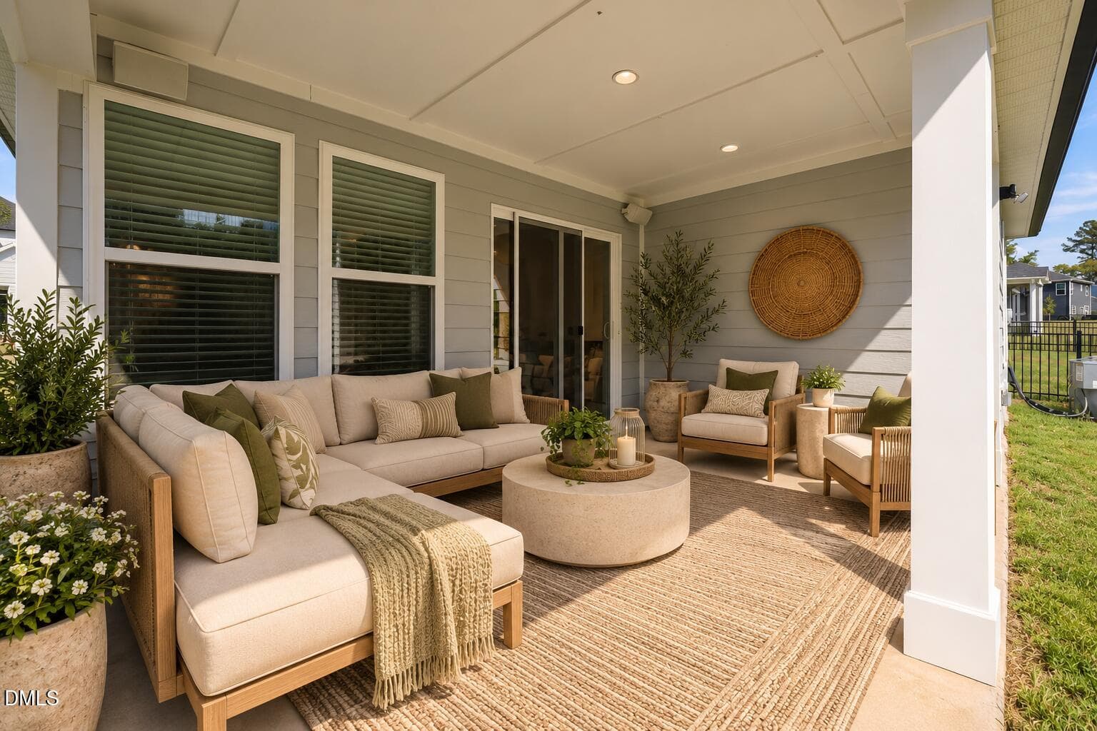 Cozy Neutral Boho Patio Retreat - 1536 Underbrush Drive, Durham, NC 27703, Durham