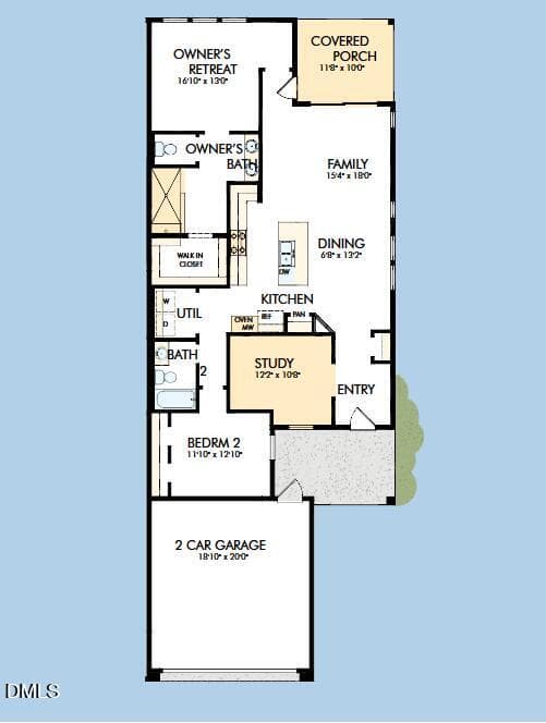 Inspiration Floorplan - 189 Tantara Bend, Pittsboro, NC 27312, Pittsboro