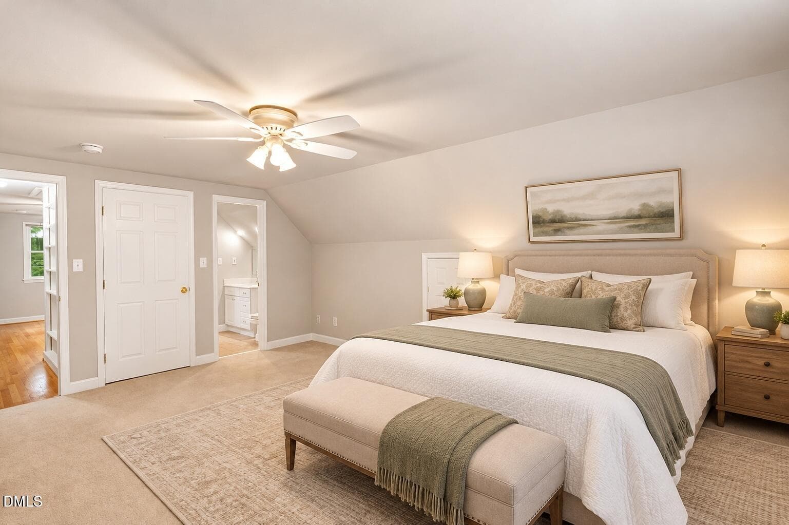 garage bedroom staged - 3915 Remington Run, Hillsborough, NC 27278, Hillsborough