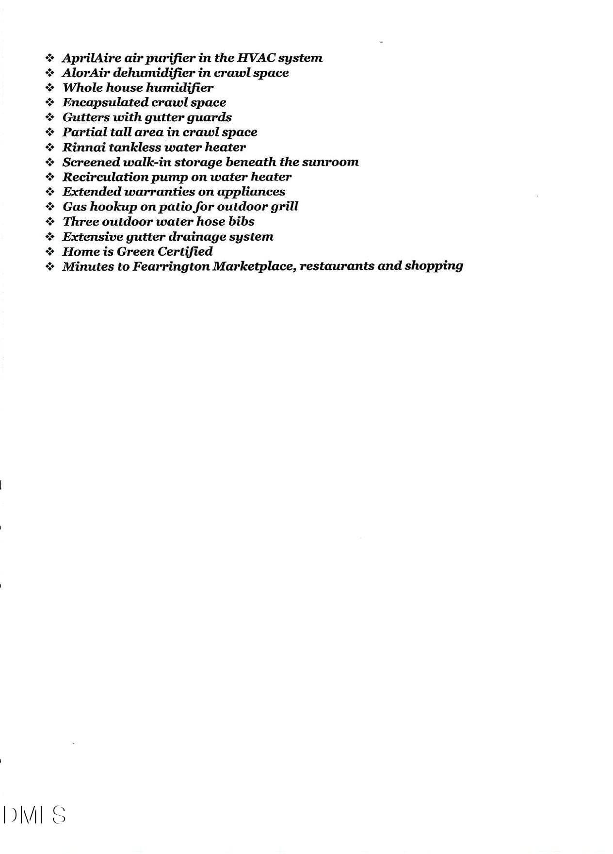 Special features - Page 2 - 4230 Henderson Place, Pittsboro, NC 27312, Pittsboro