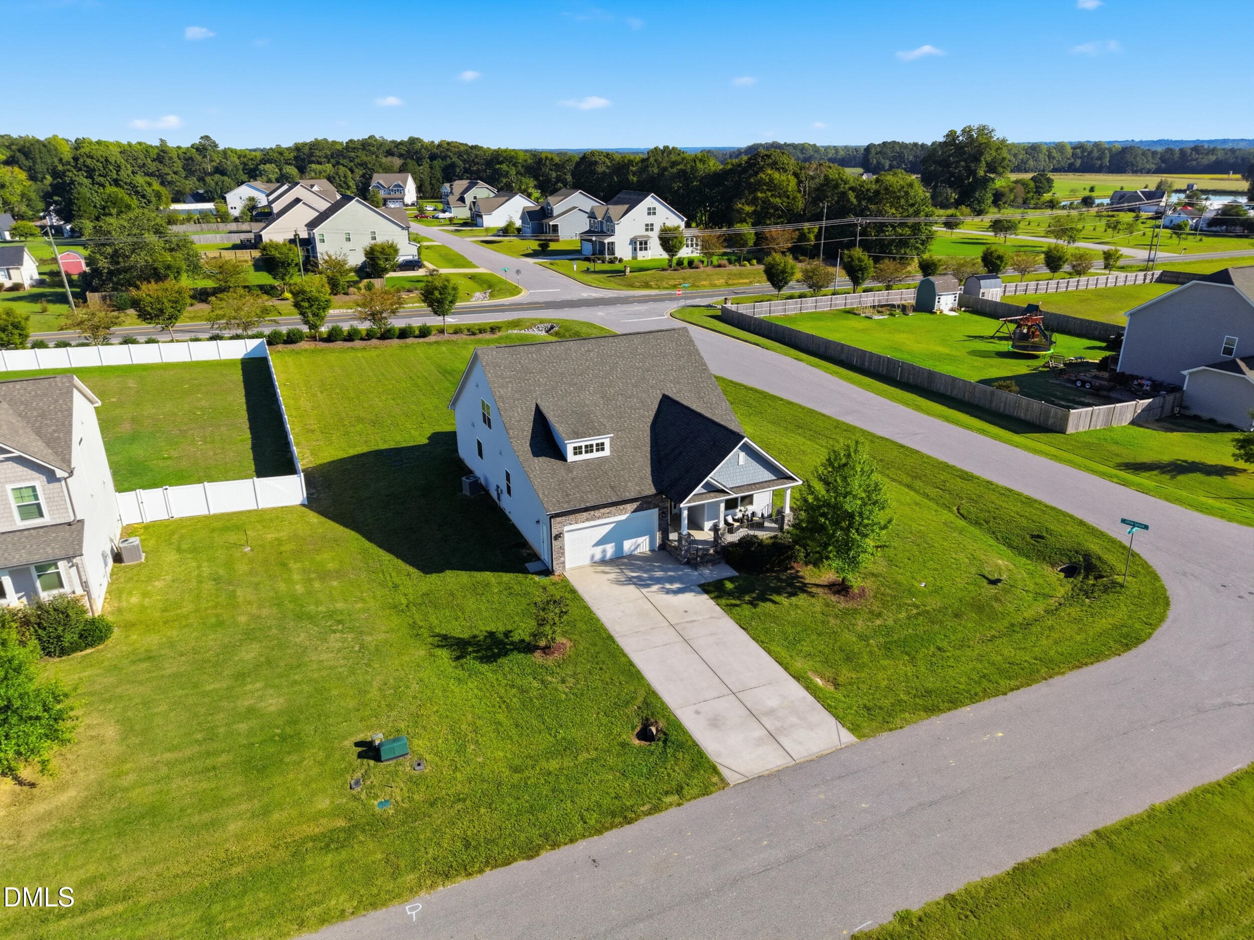 pearce-media-8313-walking-fern-ct-drone- - 8313 Walking Fern Court, Willow Springs, NC 27592, Willow Springs