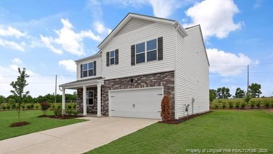 FRONT EXTERIOR HAYDEN-K - 672 Wilder Bloom Path, Aberdeen, NC 28315