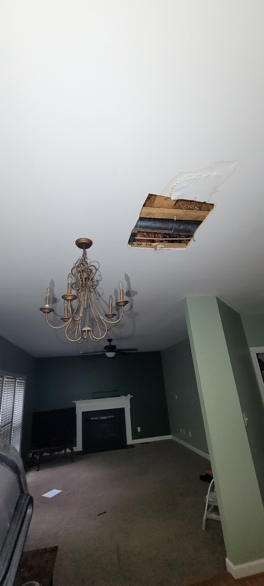 Ceiling Repair needed - 704 Rushing Falls Place, Fuquay Varina, NC 27526