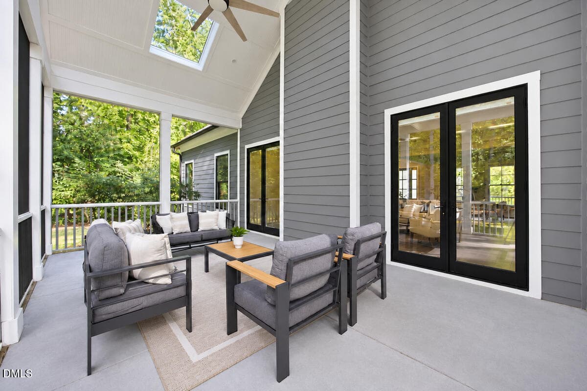 45 - Screened Porch Reverse View - 3526 Westglen Road, Durham, NC 27705, Durham