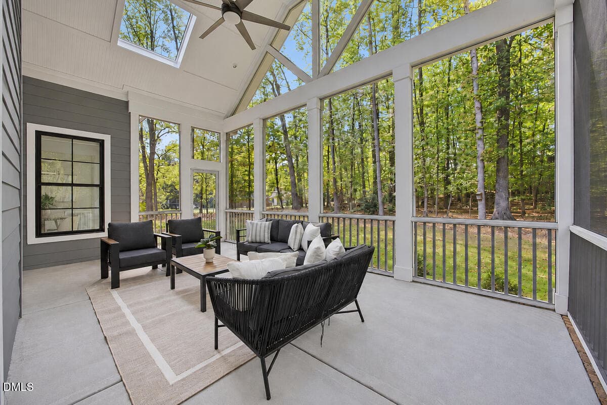 46 - Screened Porch Garden View - 3526 Westglen Road, Durham, NC 27705, Durham