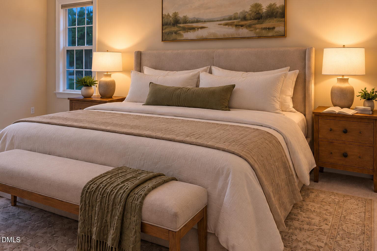 20 - Primary Bedroom Evening Calm - 1645 Struble Circle, Willow Springs, NC 27592