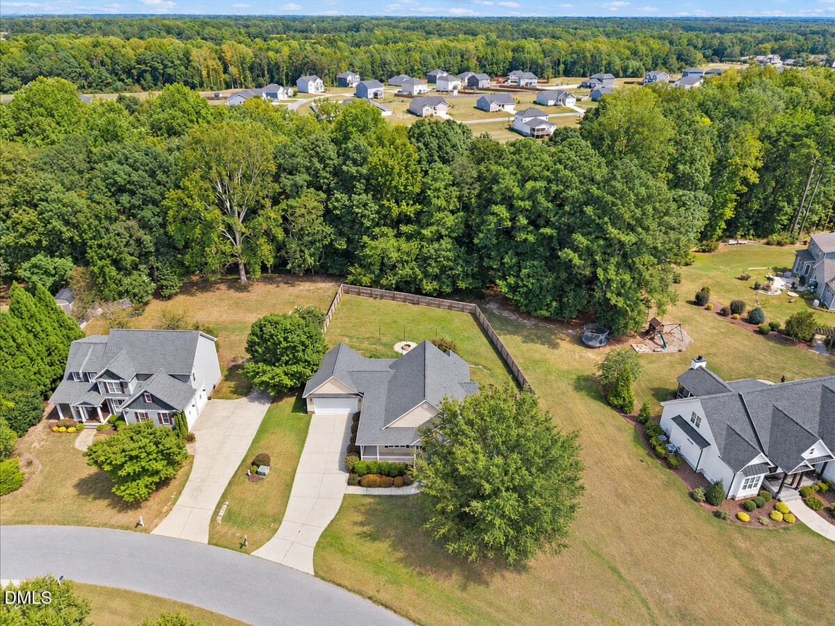43 - Aerial Neighborhood View - 1645 Struble Circle, Willow Springs, NC 27592