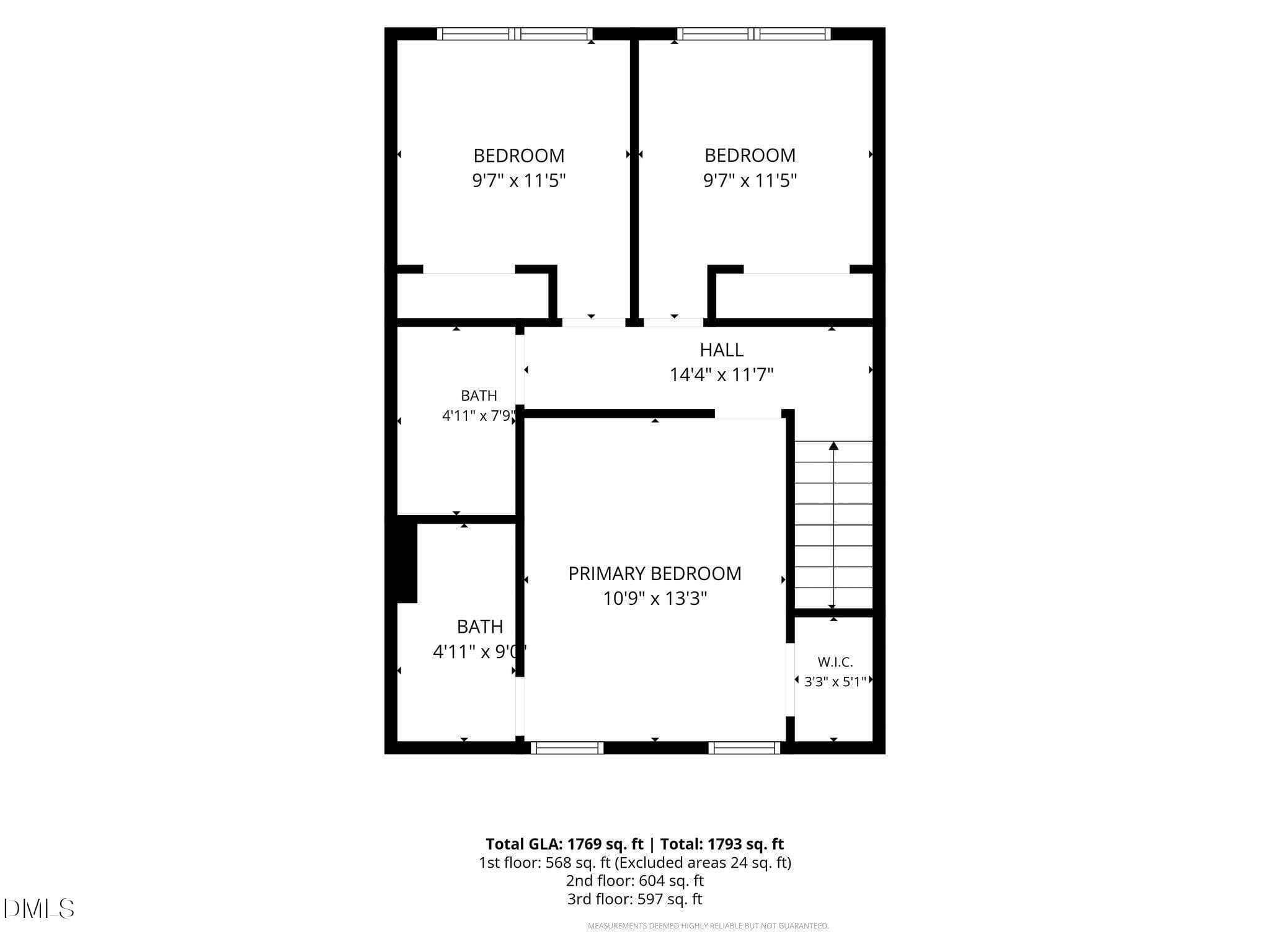 Upper Level - 320 Kilarney Drive, Durham, NC 27703, Durham