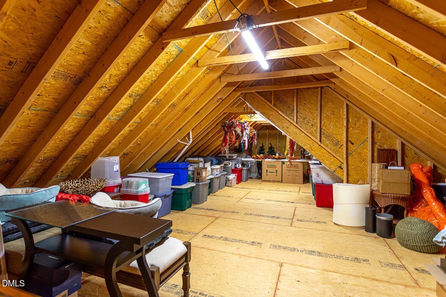 Unfinished Walk In Attic - 1617 Heritage Links Drive, Wake Forest, NC 27587