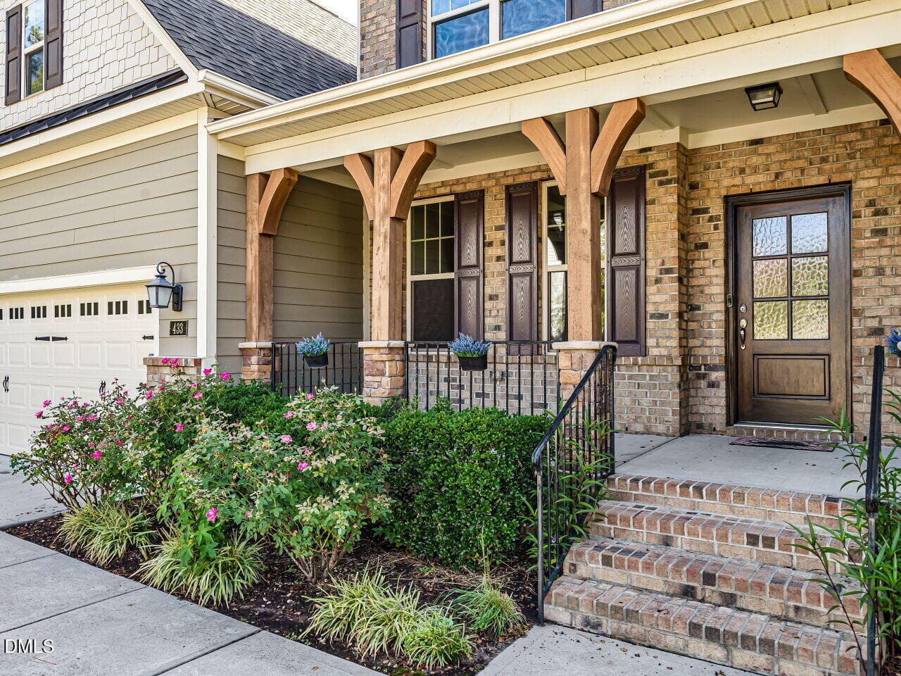 Inviting Front Porch - 433 Belle Gate Place, Cary, NC 27519