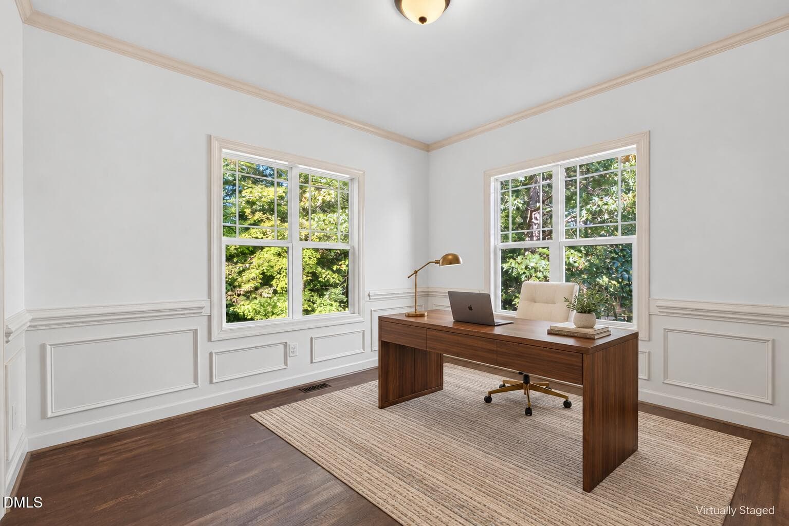 Virtually staged home office-3 - 9232 Carley Circle, Garner, NC 27529, Garner