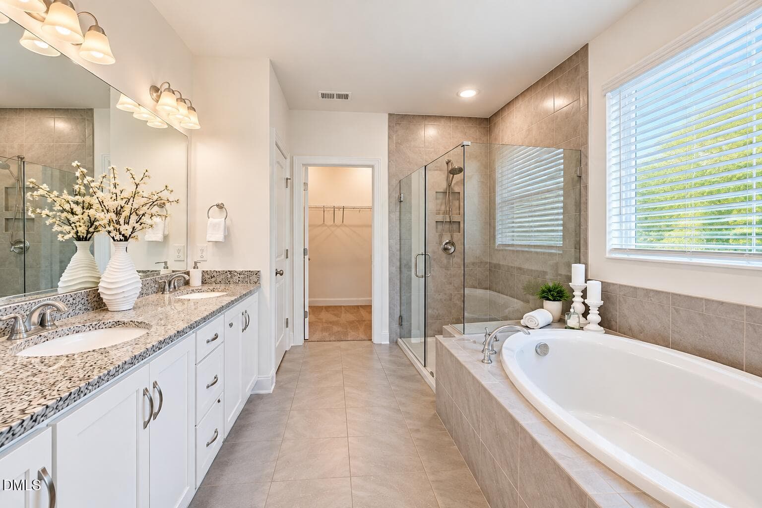 Bright Modern Spa Bathroom-2 - 8313 Walking Fern Court, Willow Springs, NC 27592, Willow Springs