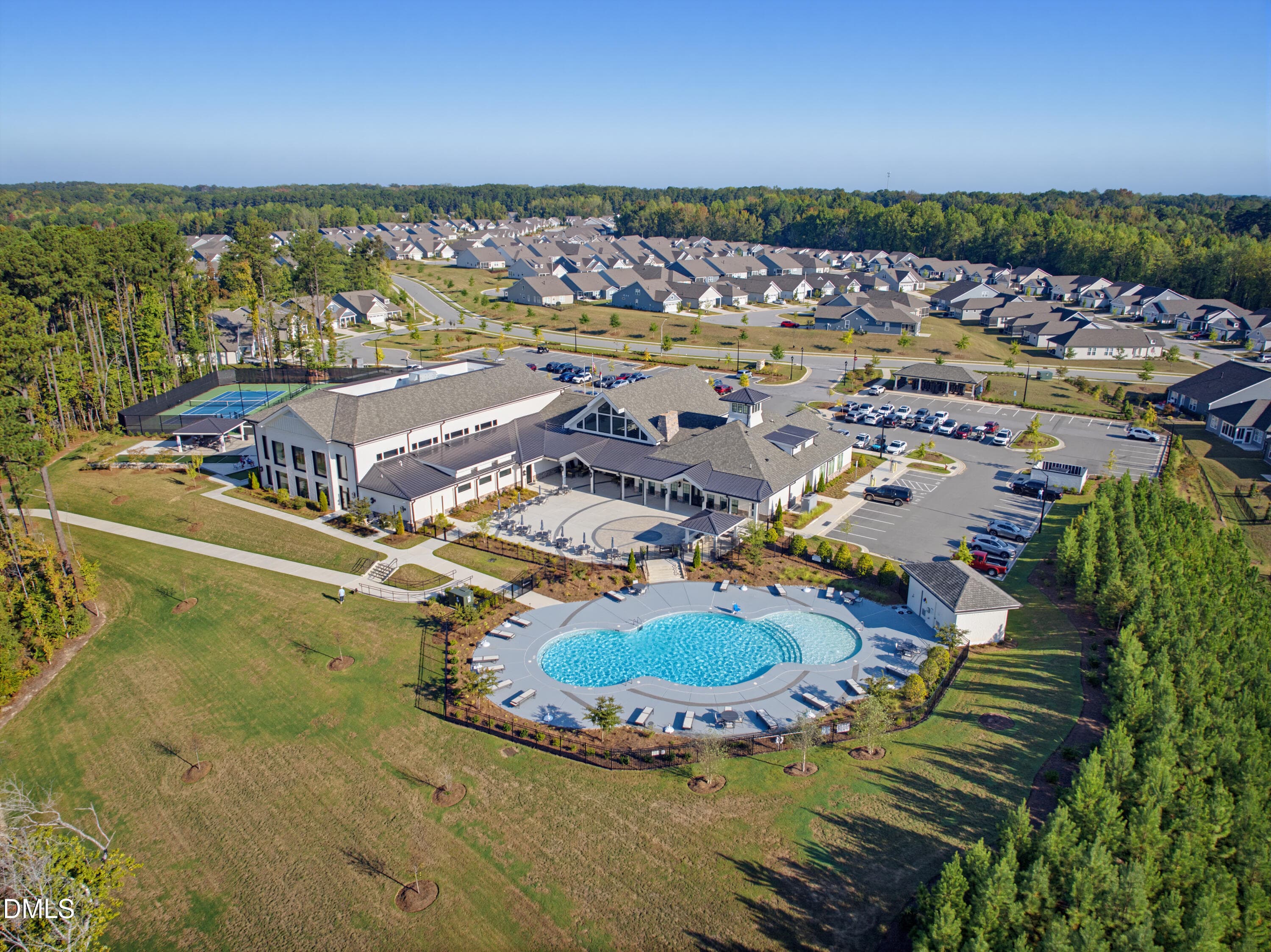 Pool Aerial View - 1421 Rose Gum Way, Fuquay Varina, NC 27526