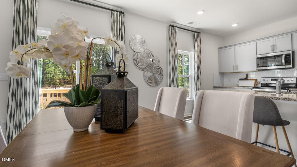 DINING AREA - 193 Reagan Crest Drive, Wilsons Mills, NC 27520