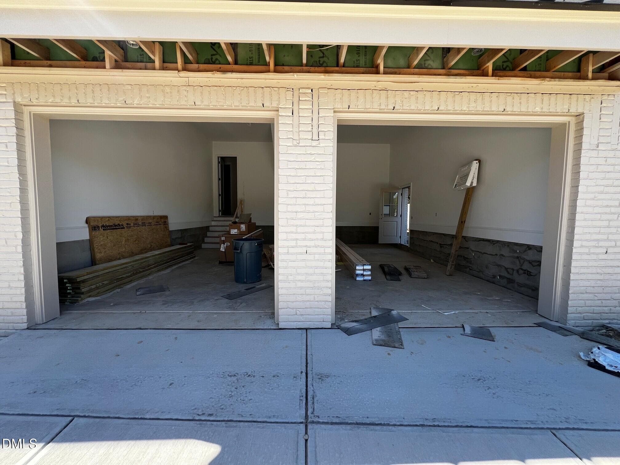 2-car garage - 1300 Eldon Circle, Durham, NC 27707