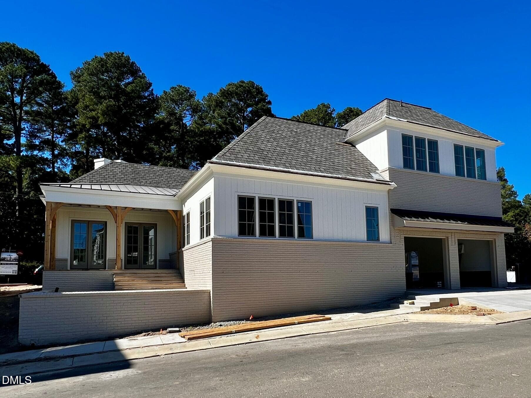 rear elevation - 1300 Eldon Circle, Durham, NC 27707