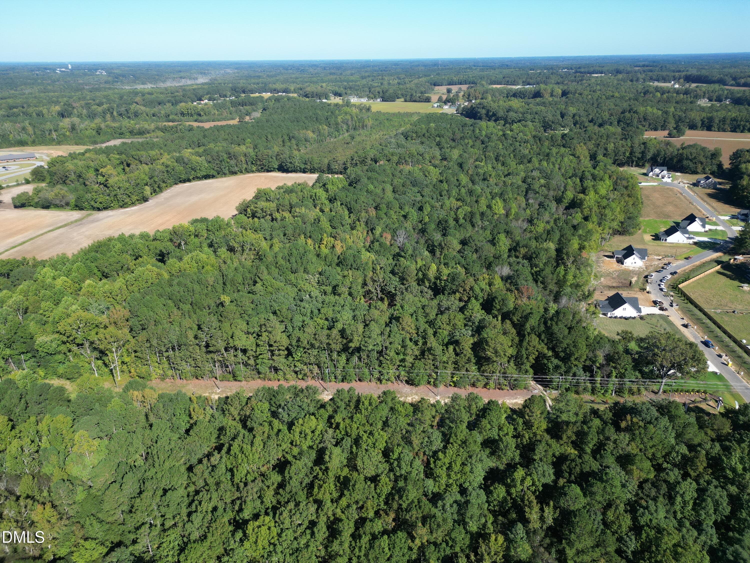 Drone Shot of Tract 2 - 6093 E Carolina 42 Highway, Selma, NC 27576