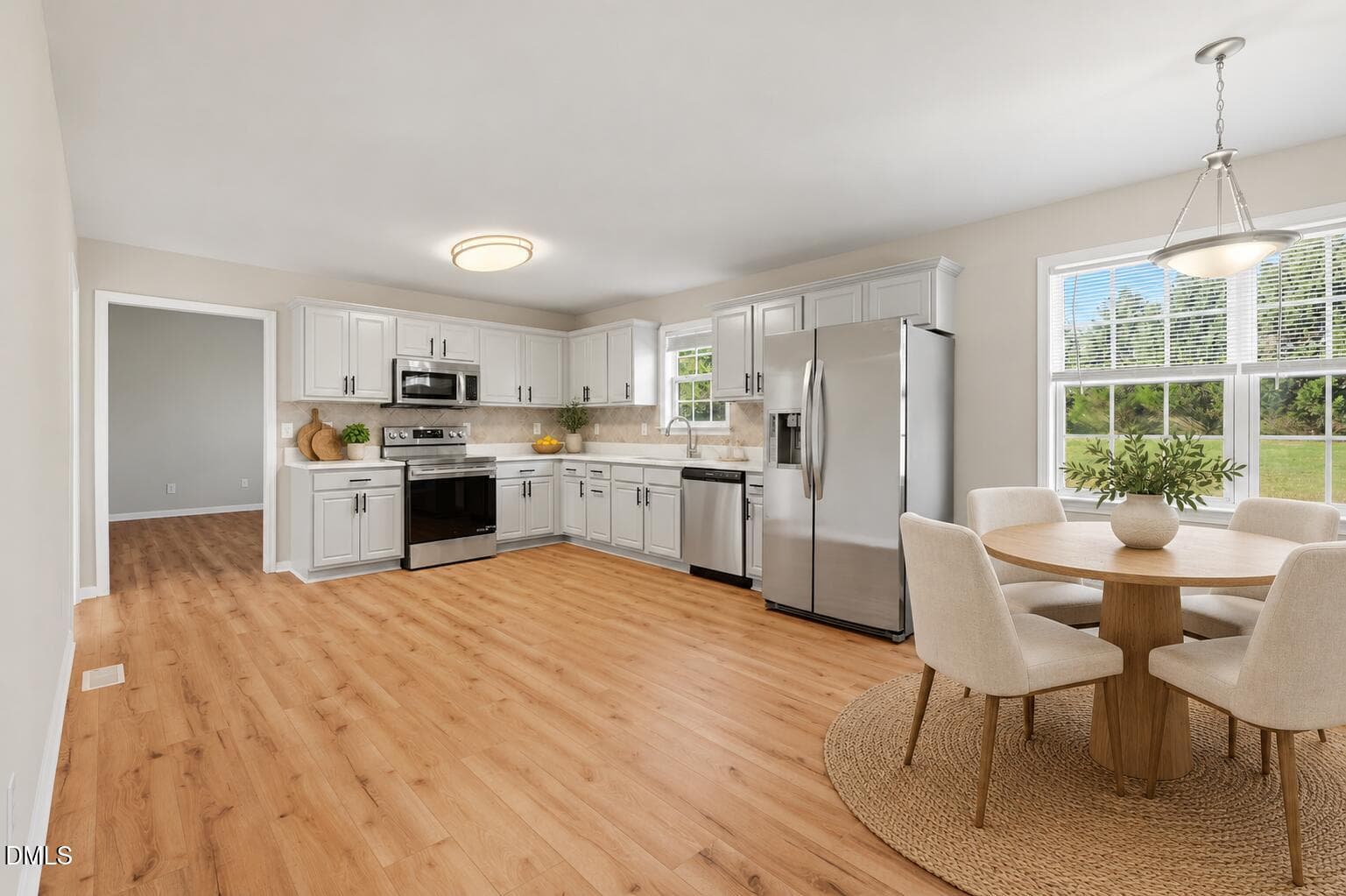 Kitchen-staged - 27 Old Tree Court, Willow Springs, NC 27592