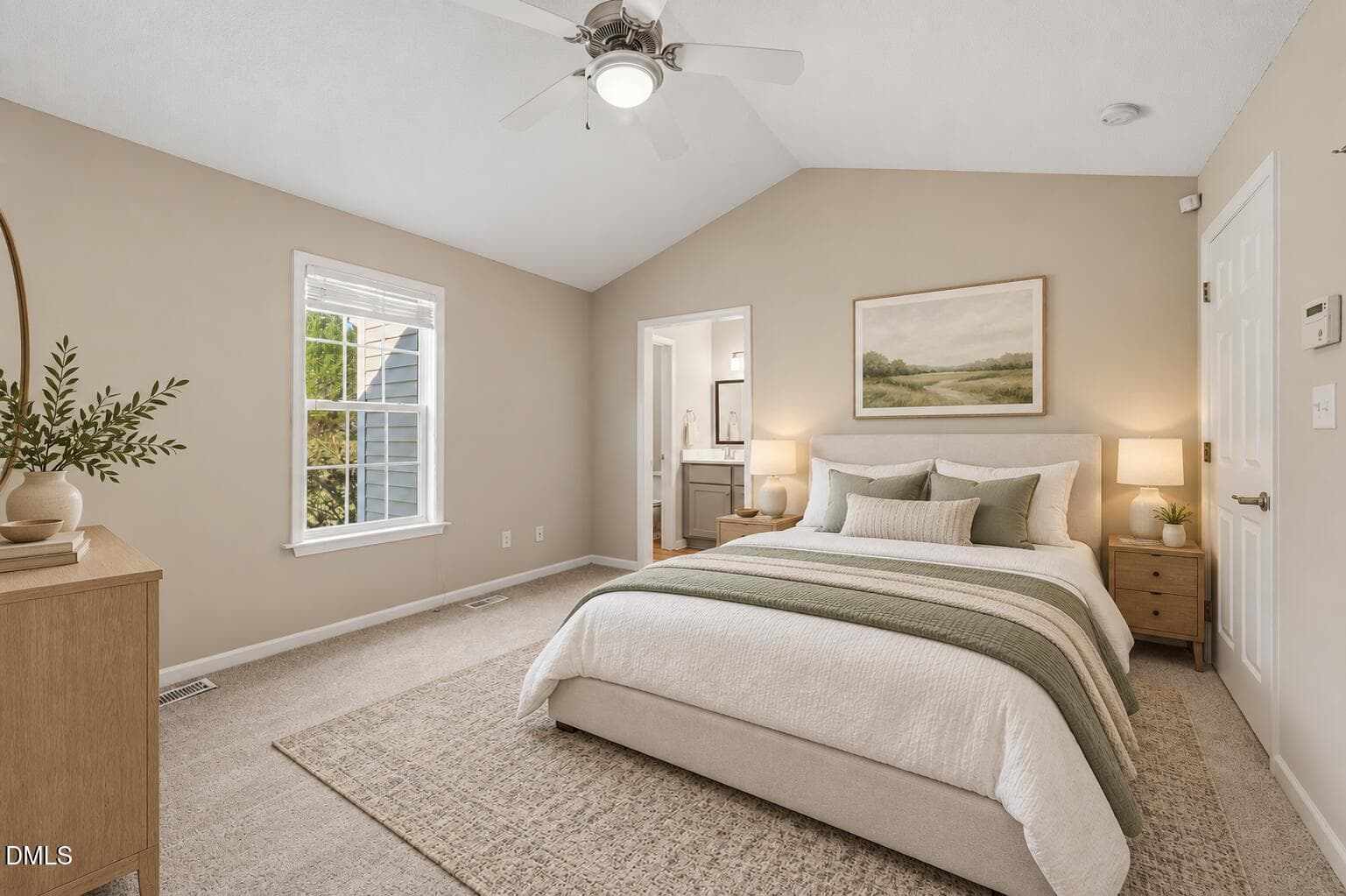 Primary-bedroom-staged - 27 Old Tree Court, Willow Springs, NC 27592