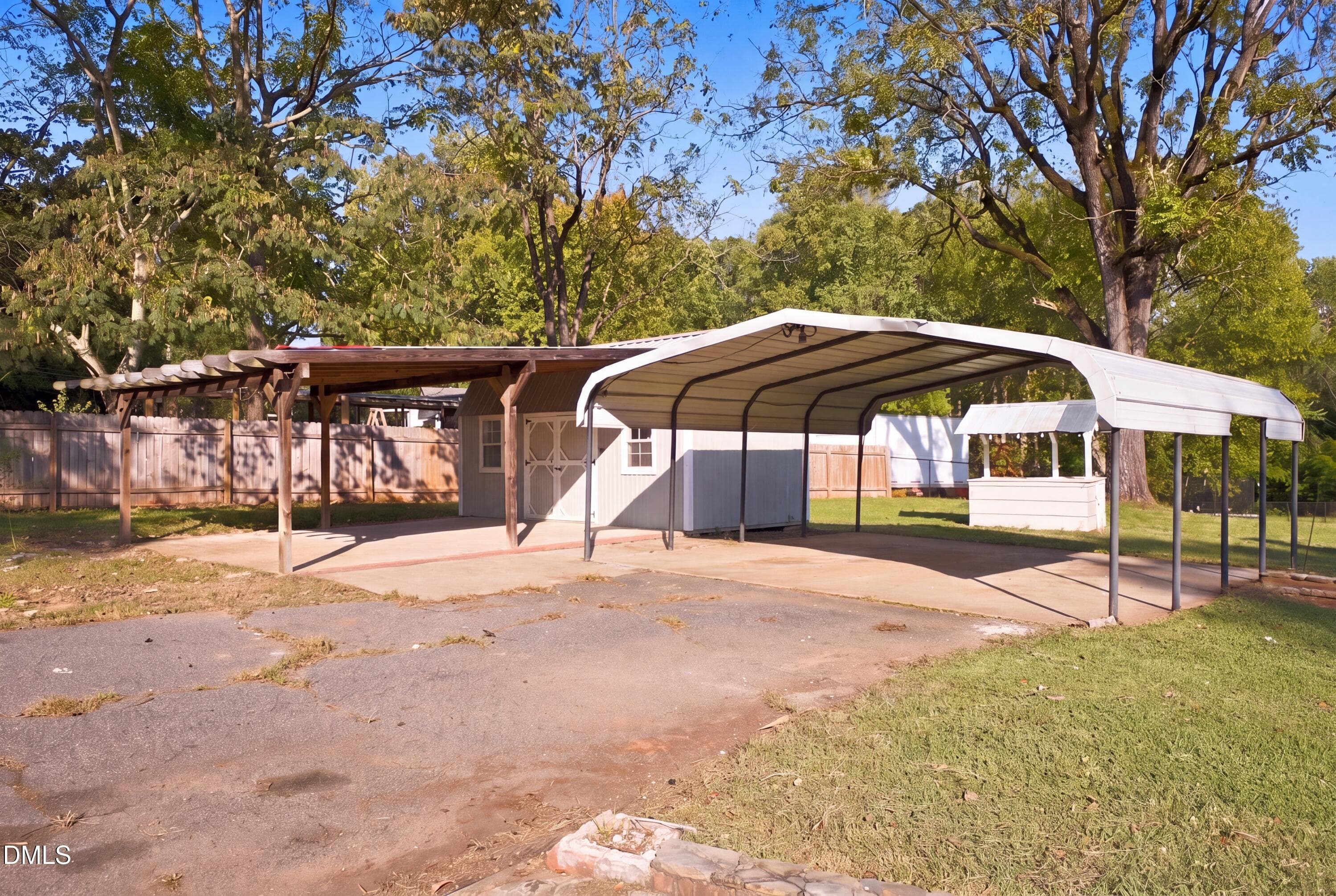 Driveway, Carport and Shed - 3002 University Station Road, Durham, NC 27705