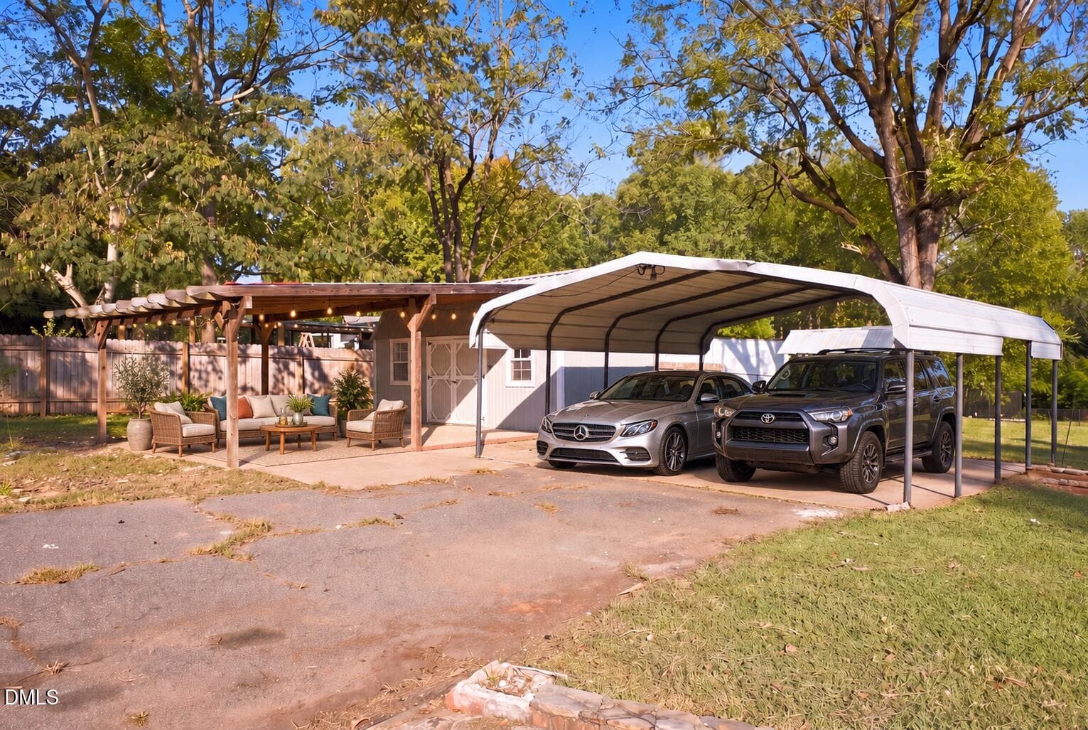 Driveway, Carport and Shed - 3002 University Station Road, Durham, NC 27705