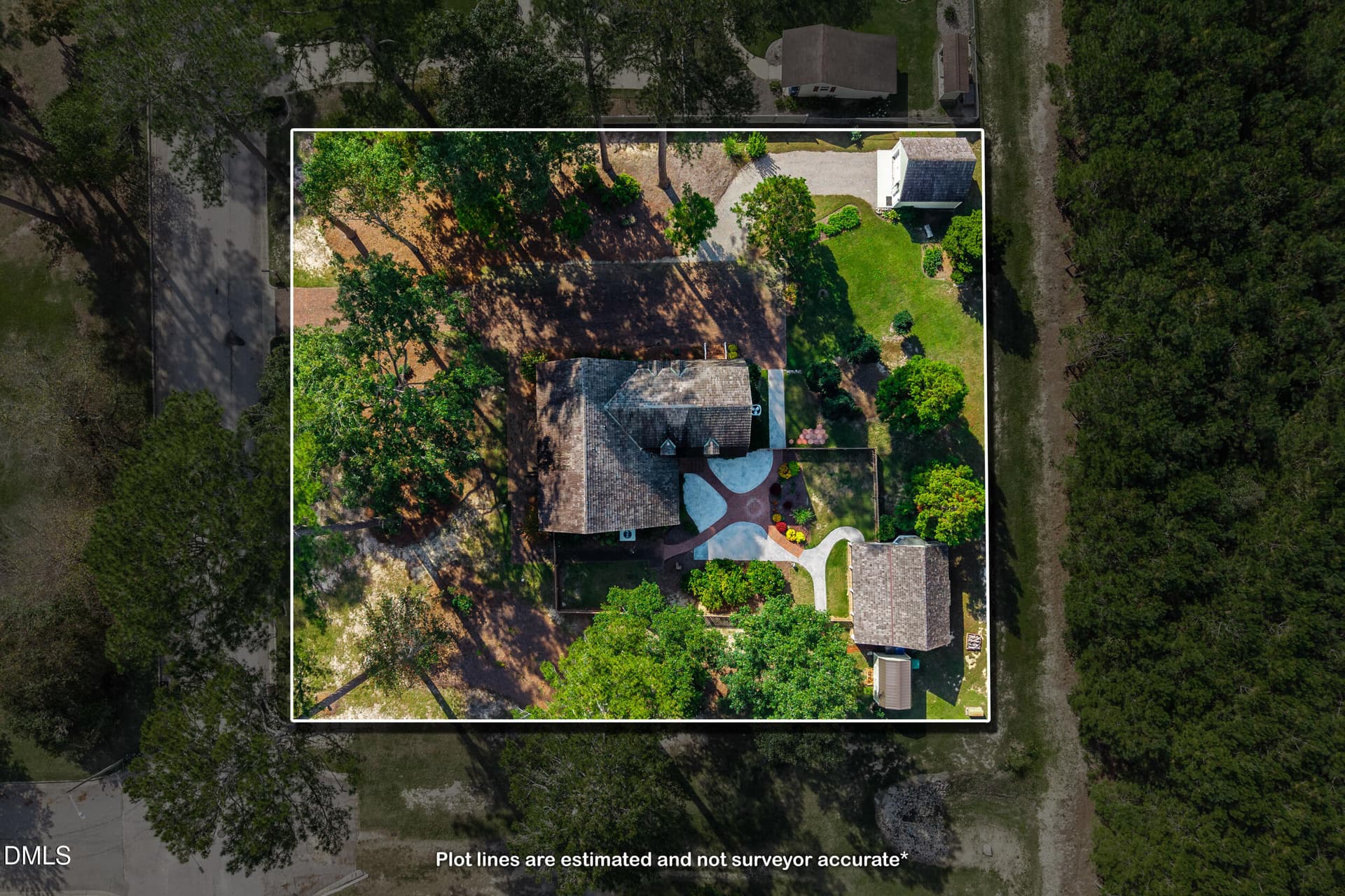 Property Lines - 1516 Colony Drive, Tarboro, NC 27886
