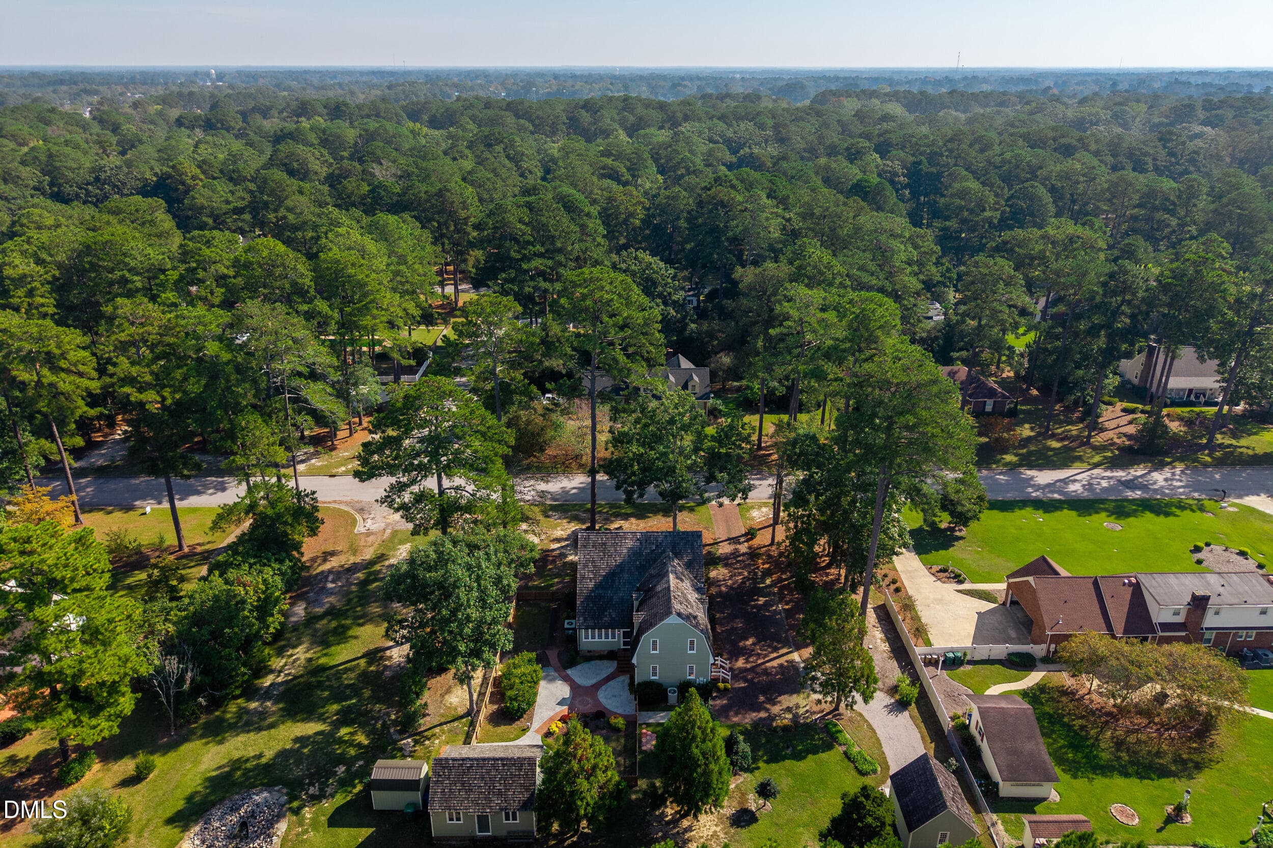 Aerial View - 1516 Colony Drive, Tarboro, NC 27886